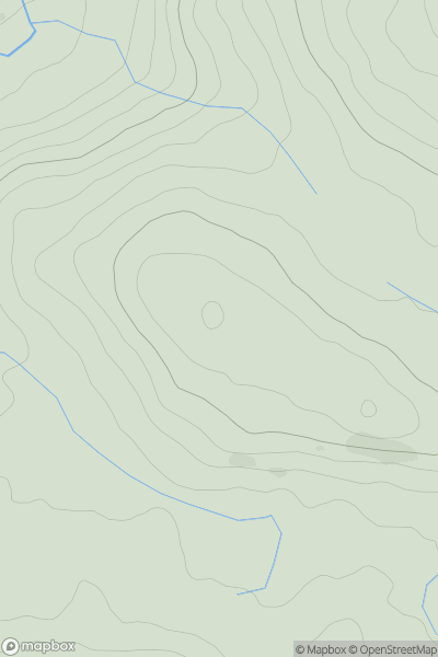 Thumbnail image for Birch Hill [South-West Wales] showing contour plot for surrounding peak